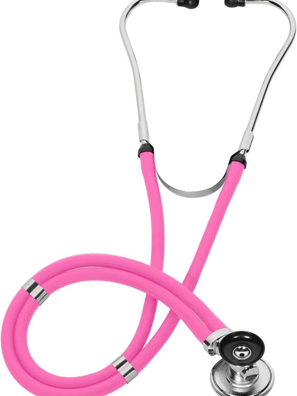 Hot Pink Sprague Rappaport Stethoscope for Medical Professionals - Lightweight
